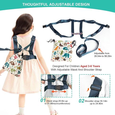 Safety Harness for Older Children Secure Walking Harness with Autism Awareness Perfect for Autism, ADHD, ASD Child Aged 3-6 in Saudi Arabia