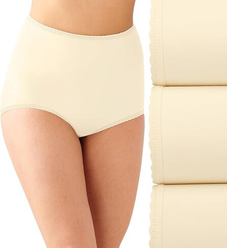 Bali Womens Brief Underwear, Skimp Skamp Brief Panties, 3-Pack (Colors May Vary) in Saudi Arabia