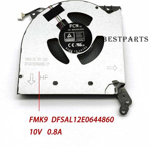 BestParts New Genuine CPU+GPU Cooling Fan Replacement for Lenovo Legion 5-15ACH6A (Type: 82NW), for Legion 5-15ACH6H (Type: 82JU), P/N: DFSAL12E164810 DFSAL12E064860, FNKA FNK9, 10v fan in Saudi Arabia