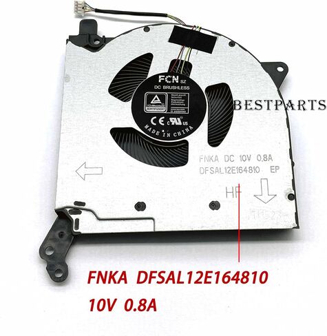BestParts New Genuine CPU+GPU Cooling Fan Replacement for Lenovo Legion 5-15ACH6A (Type: 82NW), for Legion 5-15ACH6H (Type: 82JU), P/N: DFSAL12E164810 DFSAL12E064860, FNKA FNK9, 10v fan in Saudi Arabia