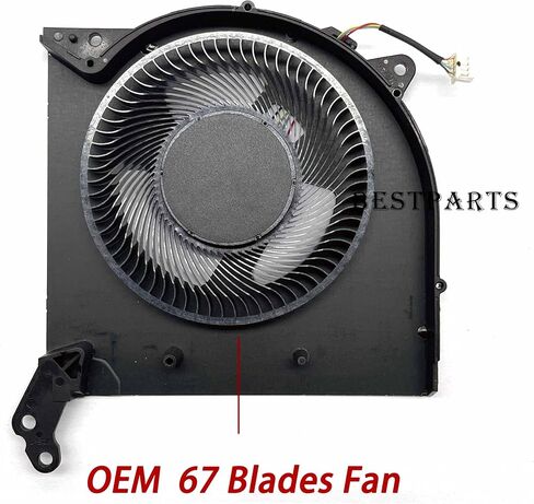 BestParts New Genuine CPU+GPU Cooling Fan Replacement for Lenovo Legion 5-15ACH6A (Type: 82NW), for Legion 5-15ACH6H (Type: 82JU), P/N: DFSAL12E164810 DFSAL12E064860, FNKA FNK9, 10v fan in Saudi Arabia