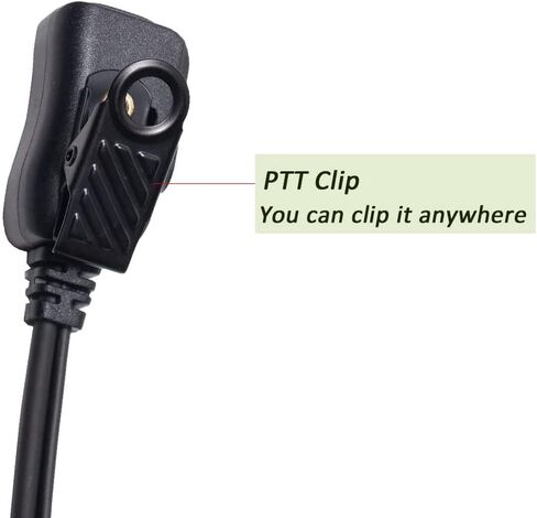 Walkie Talkie Headset with PTT Mic for Motorola Acoustic Tube Earpiece Compatible with XPR 6550 XPR 7550 7550e 6550 APX6000 APX4000 APX7000 XPR7580 XPR7580e XPR7350e Two Way Radio 5Pack in Saudi Arabia