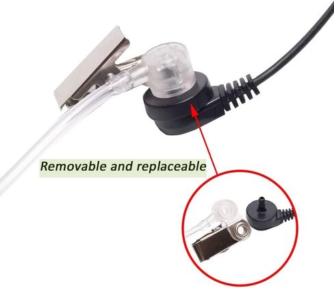Walkie Talkie Headset with PTT Mic for Motorola Acoustic Tube Earpiece Compatible with XPR 6550 XPR 7550 7550e 6550 APX6000 APX4000 APX7000 XPR7580 XPR7580e XPR7350e Two Way Radio 5Pack in Saudi Arabia
