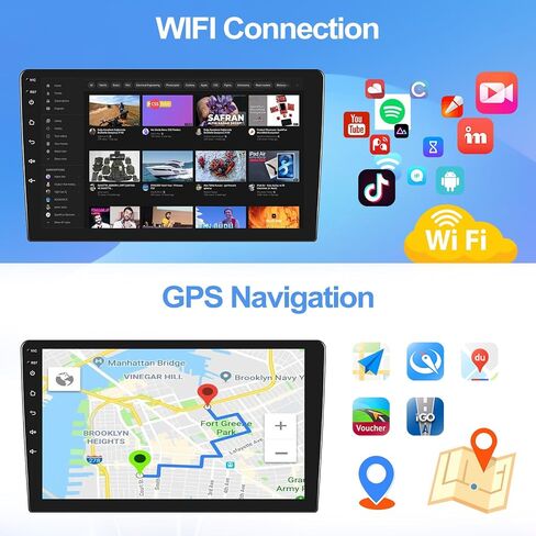 2G+32GAndroid 13 ستيريو سيارة لهوندا سيفيك 2012-2015 مع Apple Carplay Android Auto، راديو سيارة بشاشة لمس عالية الدقة 9 بوصة مع وصلة مرآة، واي فاي GPS، بلوتوث FM/RDS SWC+AHD كاميرا خلفية in Saudi Arabia