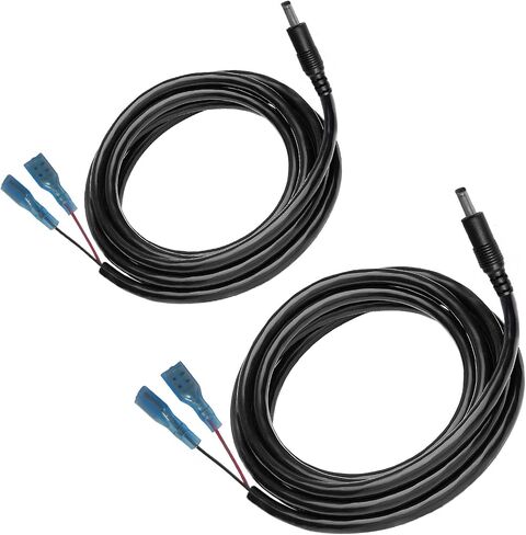 Trail Camera Power Cable, 5.5x2.1mm DC, Compatible with Stealth Cam, Spypoint, Moultrie, Browning, Wildgame Innovations, Muddy, Black Gate, Covert WC20, etc., 79"(2PC) in Saudi Arabia