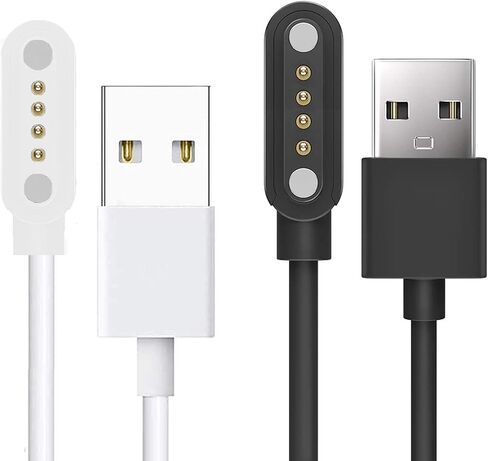 شاحن الساعة الذكية T92، كابل شاحن بديل لكابل شحن USB مغناطيسي متوافق مع ساعة Meet Romance T92 الذكية / Desong T92 Smart Watch / T92 Smart Watch in Saudi Arabia