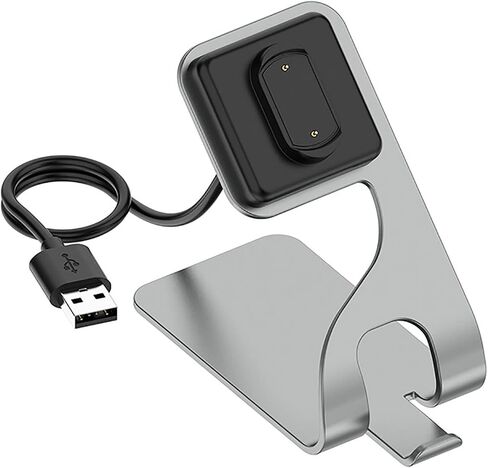 حامل شاحن بديل متوافق مع قاعدة شحن الساعة الذكية Amazfit GTR4/GTR4 Pro/GTS4/GTR3/ GTR3 Pro/GTS3/T-Rex 2(A2169)/T-Rex مع سلك كابل شاحن USB in Kuwait