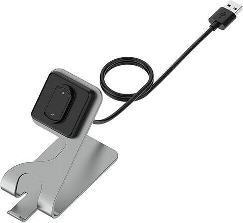 حامل شاحن بديل متوافق مع قاعدة شحن الساعة الذكية Amazfit GTR4/GTR4 Pro/GTS4/GTR3/ GTR3 Pro/GTS3/T-Rex 2(A2169)/T-Rex مع سلك كابل شاحن USB in Kuwait