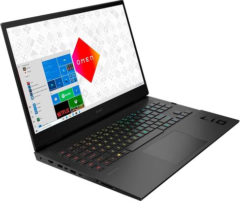 HP 2023 Omen 17.3" QHD 165Hz IPS Gaming Laptop 14-Core Intel i9-12900HX NVIDIA GeForce RTX 3080Ti 16GB GDDR6 16GB DDR5 1TB NVMe SSD Thunderbolt4 WiFi 6E RJ45 HDMI RGB KB Windows 10 Home w/RE USB in Saudi Arabia