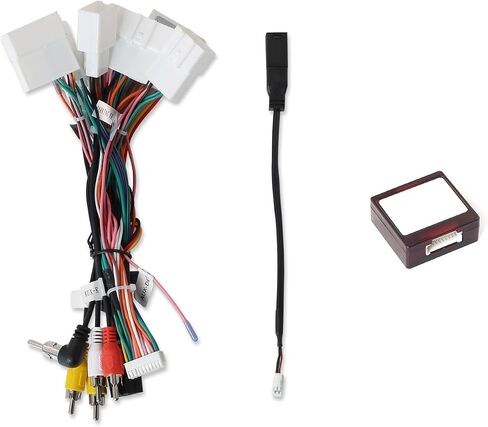 Power Retrofit Wiring Harness for Toyota Sienna 2011-2014 & Sequoia/Tundra 2007-2013 - CANBUS Decoder for 9/10.1'' Head Unit, Supports OEM Camera, Steering Wheel Control, and Original USB in Saudi Arabia