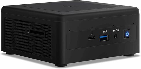 Intel NUC Kit RNUC11PAHI30Z01 كمبيوتر مكتبي صغير للمنزل والأعمال (Intel i3-1115G4 ثنائي النواة، Intel UHD، ذاكرة الوصول العشوائي 8 جيجابايت، 1 تيرابايت HDD (2.5)، واي فاي، USB 3.2، HDMI، بلوتوث، منفذ العرض، ويندوز 10 هوم) in Saudi Arabia