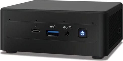 Intel NUC Kit RNUC11PAHI30Z01 كمبيوتر مكتبي صغير للمنزل والأعمال (Intel i3-1115G4 ثنائي النواة، Intel UHD، ذاكرة الوصول العشوائي 8 جيجابايت، 1 تيرابايت HDD (2.5)، واي فاي، USB 3.2، HDMI، بلوتوث، منفذ العرض، ويندوز 10 هوم) in Saudi Arabia