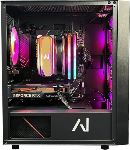Essentials Pro Gaming Desktop PC | Intel i7-12700KF | 32GB DDR5 RAM | RTX 4060 Ti 8GB | 1TB NVME SSD | 650W Gold Power Supply | ARGB Fans | Windows 11 Home in Saudi Arabia