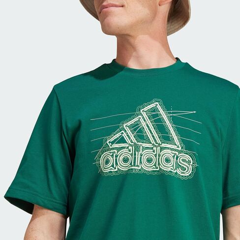 تي شيرت برسومات شارة النمو من adidas in Saudi Arabia