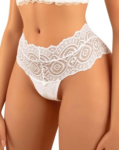 Women's Underwear Lace Sexy Breathable Panties Scallop Trim Underwear in Saudi Arabia