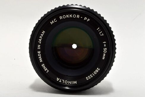 MINOLTA 50mm F/1.7 MF Lens for Minolta MD Mount DSLR SLR Cameras (Renewed) in Saudi Arabia
