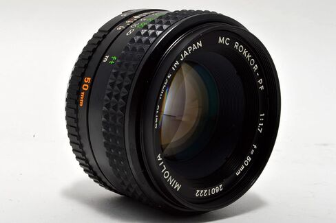 MINOLTA 50mm F/1.7 MF Lens for Minolta MD Mount DSLR SLR Cameras (Renewed) in Saudi Arabia