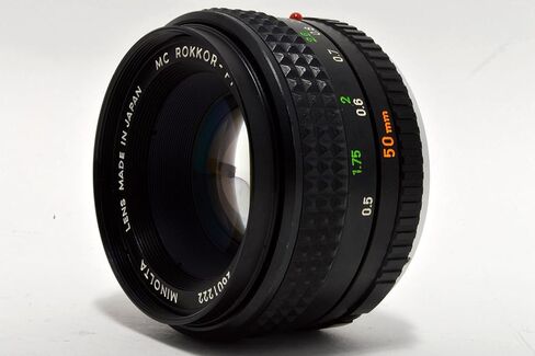 MINOLTA 50mm F/1.7 MF Lens for Minolta MD Mount DSLR SLR Cameras (Renewed) in Saudi Arabia