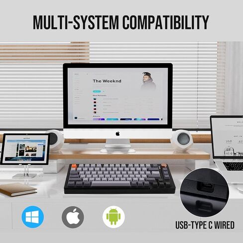 CIDOO C75 75% Rapid Trigger Mechanical Keyboard, Aluminum Keyboard with 4-Layer Padding, Wired Gaming Keyboard with Dynamic Keystrokes, Gateron Magnetic Switch, RGB for Win/Mac (Black) in Saudi Arabia