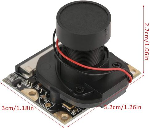 for Raspberry Pi Camera Module 5MP, HD OV5647 Sensor with Fixed Lens Webcam 15cm Flat Ribbon Cable to 15Pin MIPI CSI Connector Compatible for Raspberry Pi B 3/2 in Saudi Arabia