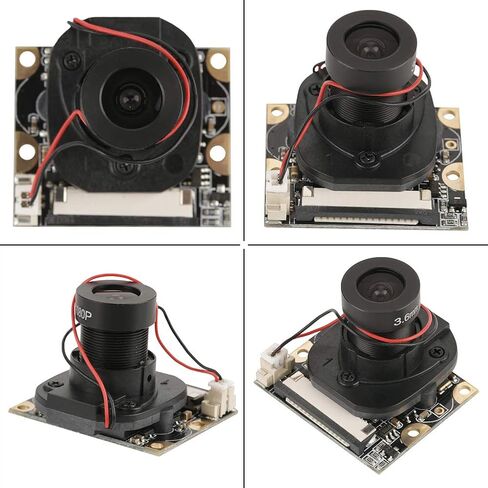 for Raspberry Pi Camera Module 5MP, HD OV5647 Sensor with Fixed Lens Webcam 15cm Flat Ribbon Cable to 15Pin MIPI CSI Connector Compatible for Raspberry Pi B 3/2 in Saudi Arabia