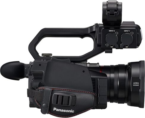 كاميرا فيديو Panasonic AG-CX10 4K + حقيبة مبطنة، وبطاقة ذاكرة Sandisk Extreme Pro بسعة 128 جيجابايت، وأشرطة سلكية، وإضاءة LED، والمزيد (متجددة) in Saudi Arabia