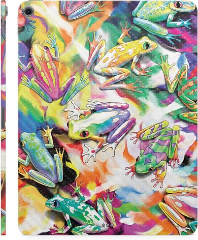 Carbon Fiber Tablet Skin Compatible with Apple iPad Air 11 (M2) 2024 - Action Fish Puzzle - Premium 3M Vinyl Protective Wrap Decal Cover - Easy to Apply | Crafted in The USA by MightySkins in Saudi Arabia