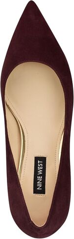 Nine West Women's Arlene Pump, Burgundy Suede 603, 11 in Saudi Arabia
