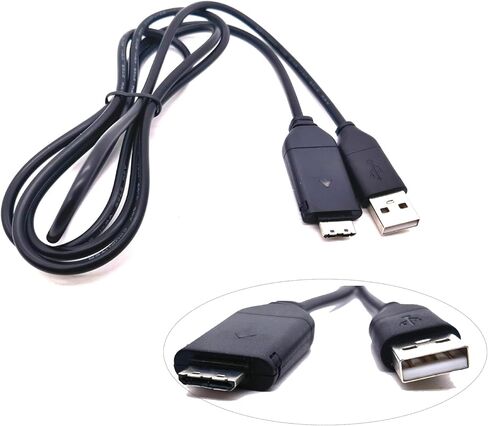 بديل لشاحن USB وكابل البيانات لكاميرات سامسونج SUC-C3/C5/C7 CB20U05A/B EA-CB20U12/EP CB20U05A، لـ WB2000، WB210، WB500، WB5000، WB550، WB5500، WB600، WB610، WB650، WB660، WB690، W ب700 in Kuwait