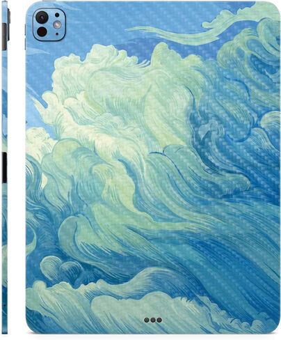 غلاف من ألياف الكربون متوافق مع Apple iPad Pro 11 (M4) 2024 - Visionary - غطاء لاصق واقٍ من الفينيل 3M ممتاز - سهل الاستخدام | صُنع في الولايات المتحدة الأمريكية بواسطة MightySkins in Saudi Arabia