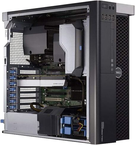 Dell Precision T5610 Workstation, 2 Intel 6-Core CPUs, 16GB RAM, 500GB SSD, 1TB HDD, V4900 GPU (Renewed) in Saudi Arabia