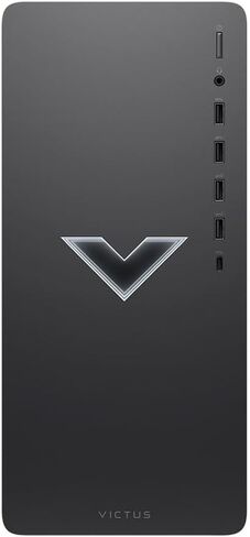 كمبيوتر سطح المكتب HP Victus Gaming (16-Core Intel i7-13700F، GeForce RTX 4060 8GB، 64GB DDR4، 4TB PCIe SSD، لكل مفتاح RGB Backlit KB، WiFi 6، Bluetooth 5.3، Win11P) مع موسع منفذ USB DKZ in Kuwait