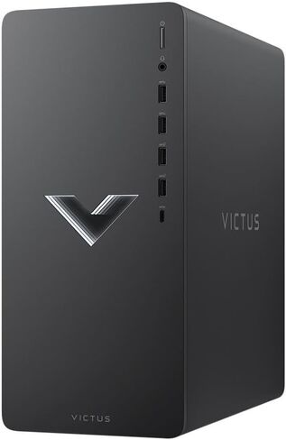 كمبيوتر سطح المكتب HP Victus Gaming (16-Core Intel i7-13700F، GeForce RTX 4060 8GB، 64GB DDR4، 4TB PCIe SSD، لكل مفتاح RGB Backlit KB، WiFi 6، Bluetooth 5.3، Win11P) مع موسع منفذ USB DKZ in Kuwait