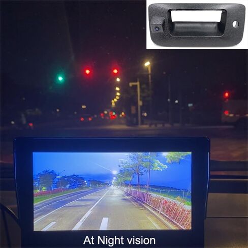 KIMB HD Night Vision Waterproof Fish-Eye Lens Backup Car Camera with Tailgate Handle use for Chevrolet Silverado/GMC Sierra 2007-2013,Replacement Handle OE25775280 in Saudi Arabia