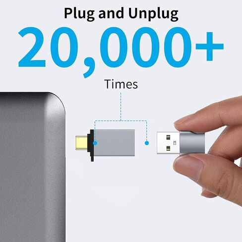 محول USB C إلى USB 2 حزمة، محول USB-C ذكر إلى USB A 3.0 أنثى OTG، محول Type C Thunderbolt 4/3 لهاتف iPhone 15 Pro Max وMacBook Pro Air وiMac وiPad وMicrosoft Surface Go وSamsung S24 S23 S22 in Kuwait