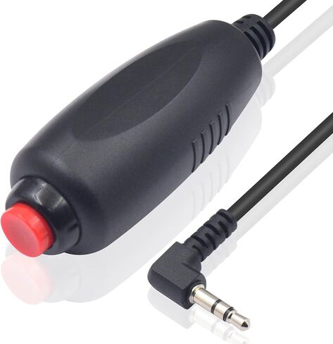 Poyiccot Nurse Call Cord 3.5mm 1/8 inch TRS Headphone Plug Cable for Nurse Station, with Push Botton Plug Call Cord Cable for Nurse Station Universal Replacement Call Cord, 6ft/1.8m in Saudi Arabia