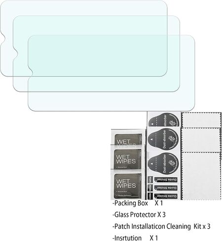 Screen Protector Compatible With Nokia 2.4[3 Pack] [Anti-scratch,9H Hardness, Easy Installation ] Tempered Glass Screen Protector for Nokia 2.4 in Saudi Arabia
