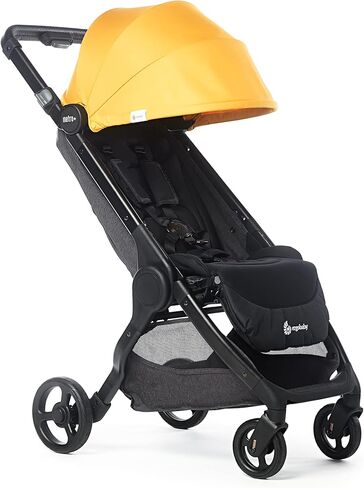 ملحقات عربة الأطفال Ergobaby Metro+ Compact City Umbrella: مظلة شمسية بعامل حماية من الأشعة فوق البنفسجية (UPF-50) - أصفر in Kuwait