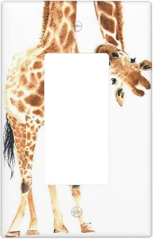 Beach Palm Tree Toggle Funny Plastic Wall Plate Decorative Single Rocker Light Switch Cover For Women Girls Bedroom Kitchen Living Room in Saudi Arabia