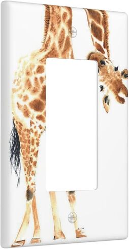 Beach Palm Tree Toggle Funny Plastic Wall Plate Decorative Single Rocker Light Switch Cover For Women Girls Bedroom Kitchen Living Room in Saudi Arabia