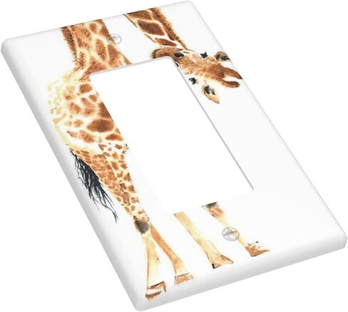 Beach Palm Tree Toggle Funny Plastic Wall Plate Decorative Single Rocker Light Switch Cover For Women Girls Bedroom Kitchen Living Room in Saudi Arabia