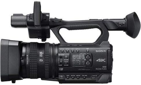 كاميرا فيديو Sony PXW-Z150 4K XDCAM (PXW-Z150) مع بطاقة ذاكرة 2-64 جيجابايت، بطاريتان إضافيتان، مرشح للأشعة فوق البنفسجية، ضوء LED، حافظة، حامل ثلاثي القوائم، ميكروفون Sony Shotgun، سماعات رأس Sony MDR-7506 (متجددة) in Kuwait