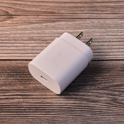 شاحن 25 وات من النوع C فائق السرعة متوافق مع شاحن سامسونج جالاكسي S22 الترا، شاحن سامسونج من النوع C، شاحن سامسونج السريع، كتلة شحن من النوع C، شاحن حائط S21 USB C سريع in Kuwait