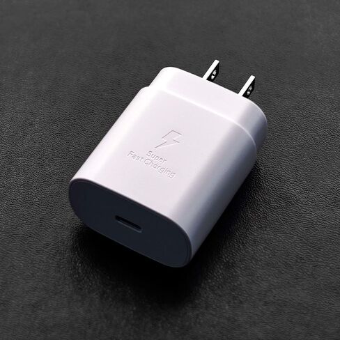 شاحن 25 وات من النوع C فائق السرعة متوافق مع شاحن سامسونج جالاكسي S22 الترا، شاحن سامسونج من النوع C، شاحن سامسونج السريع، كتلة شحن من النوع C، شاحن حائط S21 USB C سريع in Kuwait