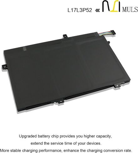 MULS L17L3P52 45Wh بطارية كمبيوتر محمول لينوفو ثينك باد L14 Gen 2 L480 L490 L580 L590 دفتر L17M3P54 L17M3P53 L17C3P52 01AV463 01AV464 SB10K97610 SB10K97611 11.1V 4120mAh in Saudi Arabia