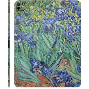 Carbon Fiber Skin Compatible with Apple iPad Pro 13 (M4) 2024 - Irises - Premium 3M Vinyl Protective Wrap Decal Cover - Easy to Apply | Crafted in The USA by MightySkins