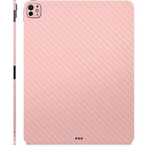 Carbon Fiber Skin Compatible with Apple iPad Pro 13 (M4) 2024 - Solid Blush - Premium 3M Vinyl Protective Wrap Decal Cover - Easy to Apply | Crafted in The USA by MightySkins