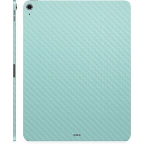Carbon Fiber Skin Compatible with Apple iPad Air 11 (M2) 2024 - Solid Seafoam - Premium 3M Vinyl Protective Wrap Decal Cover - Easy to Apply | Crafted in The USA by MightySkins
