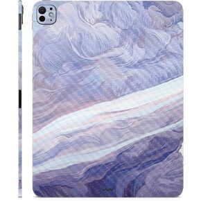 Carbon Fiber Skin Compatible with Apple iPad Pro 13 (M4) 2024 - Whirlwind - Premium 3M Vinyl Protective Wrap Decal Cover - Easy to Apply | Crafted in The USA by MightySkins