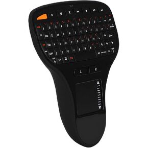 Hilitand Keyboard, 2 in 1 Multimedia Keyboard with Trackball Mouse and Touchpad, Mini Keyboard QWERTY US Layout for TV Box, Laptop, Computer, Windows 2000 / XP/, Linux,